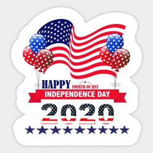 Independence Day 2020 Sticker